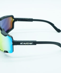 Alternative view of DL-EVO19 Nero, gocce giallo fluo, lente arancione