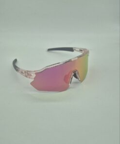 DL-EVO ROAD Trasparente rosa, lente specchiata rosa