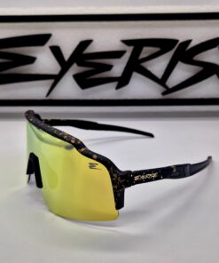 DL-EVO 35 - Nero gocce oro lente oro specchiata, verniciati a mano.